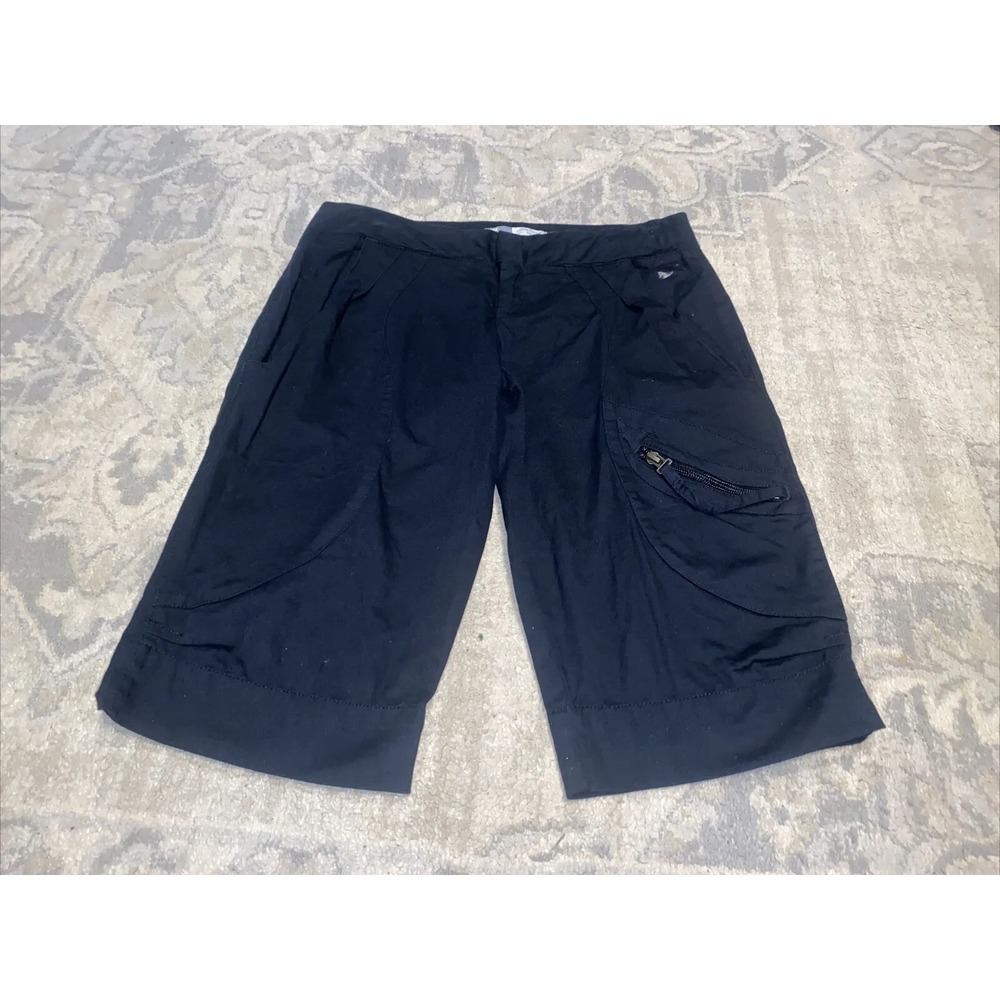 Nike Women Size XS (0-2) black Shorts Drawstring Bermuda